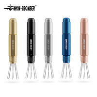 MHW-3BOMBER WDT Tool  Espresso Distribution Tool Telescopic Coffee Tamper Needle Adjustable Range Coffee Stirrer Tool