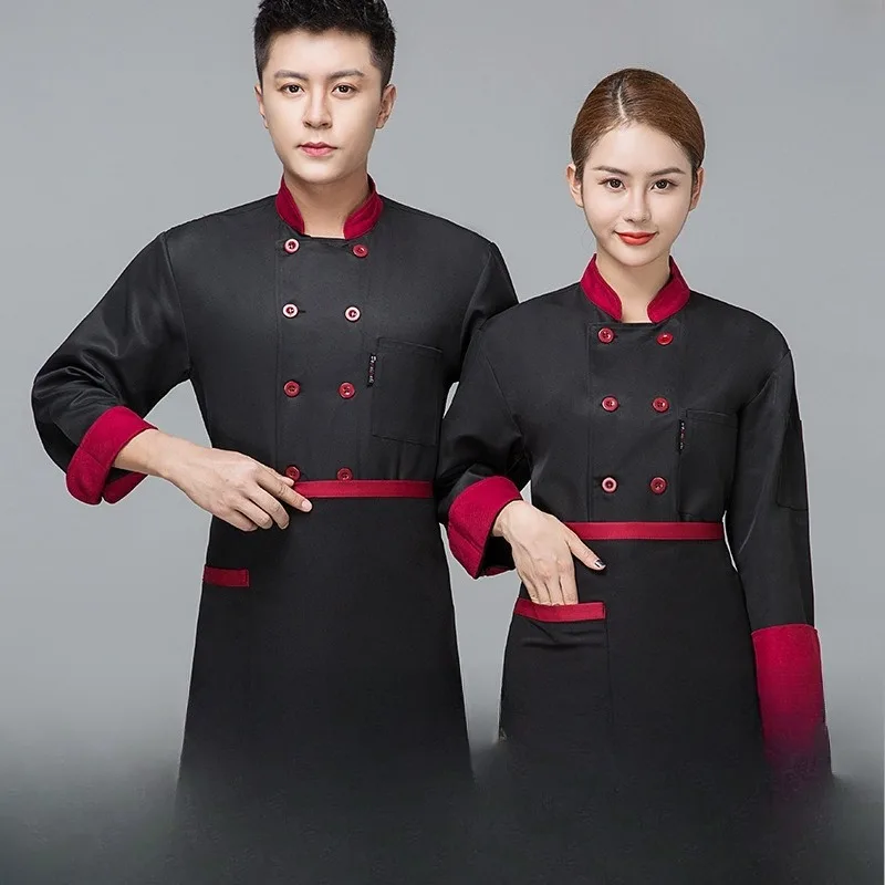 여름 반팔 셰프 유니폼 세트 통기성 언더암 유니섹스 레스토랑 호텔 베이커리 주방용