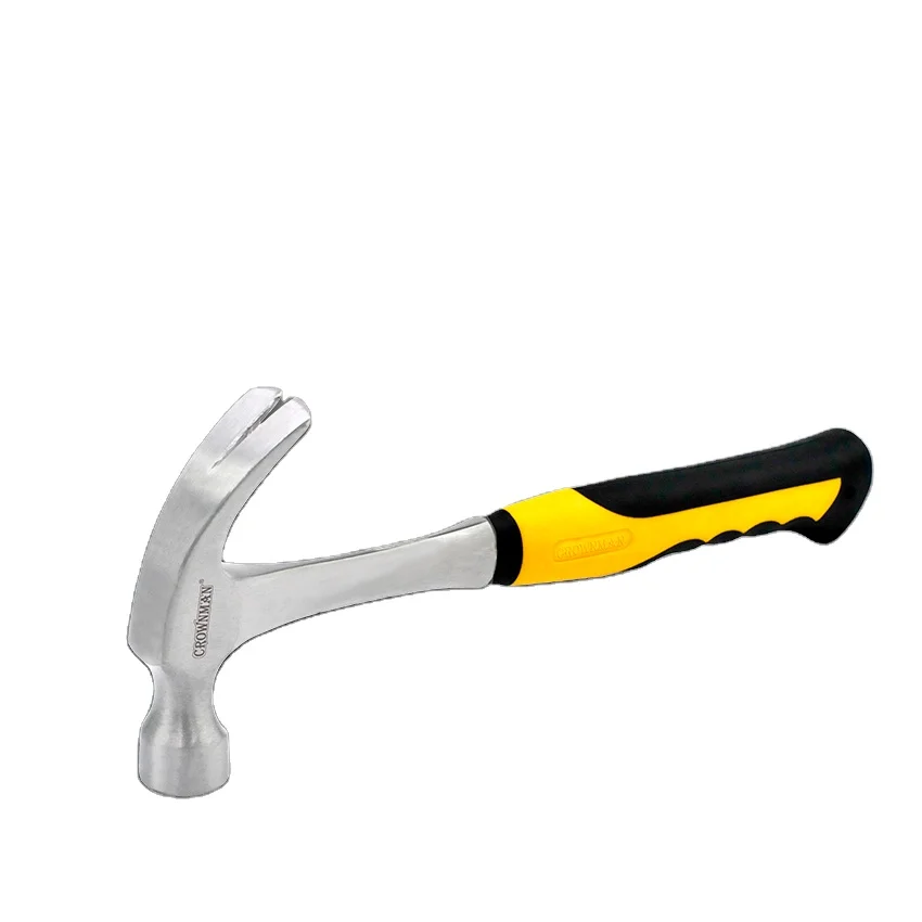 CROWNMAN Striking Tools Professional 16OZ/20OZ with TPR Handle One Piece Forged Carbon Steel Claw Hammer