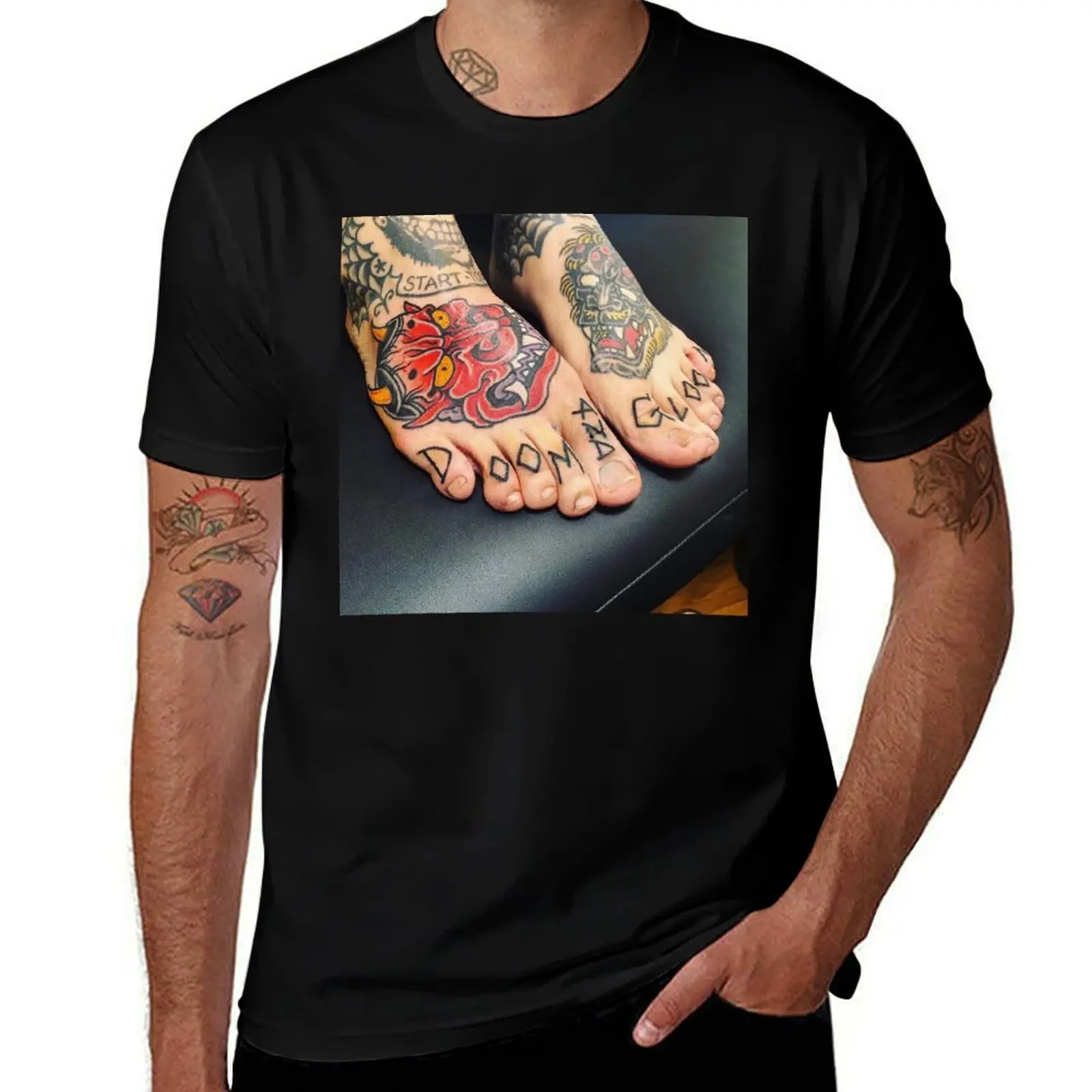

frank iero s crusty ugly feet T-Shirt shirts graphic tees luxury designer blue archive mens designer clothes