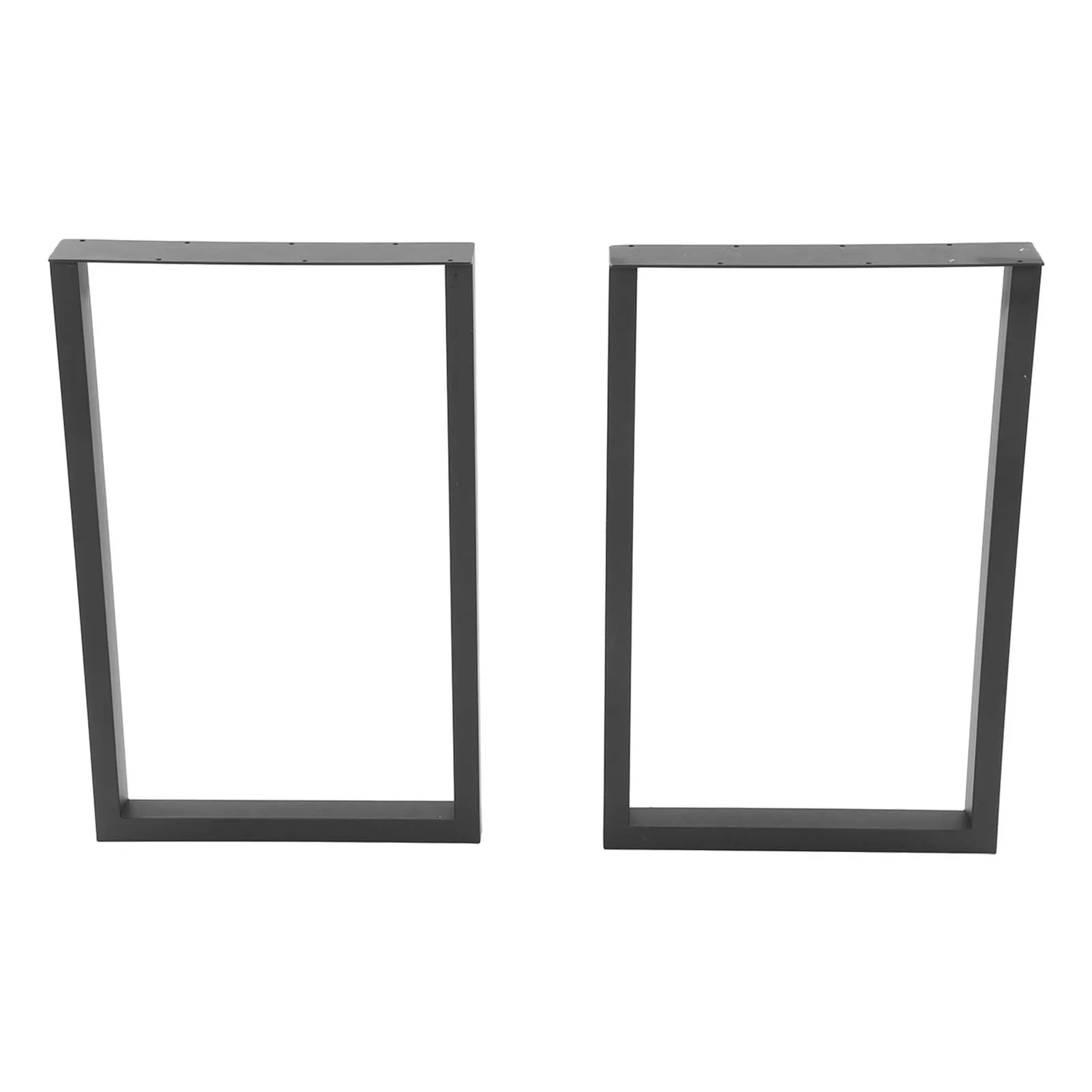 

2Pcs Metal Table Legs Heavy Duty Square Tube Desk Legs Rustproof Dustproof DIY Furniture Legs Furniture Accessories Matte black
