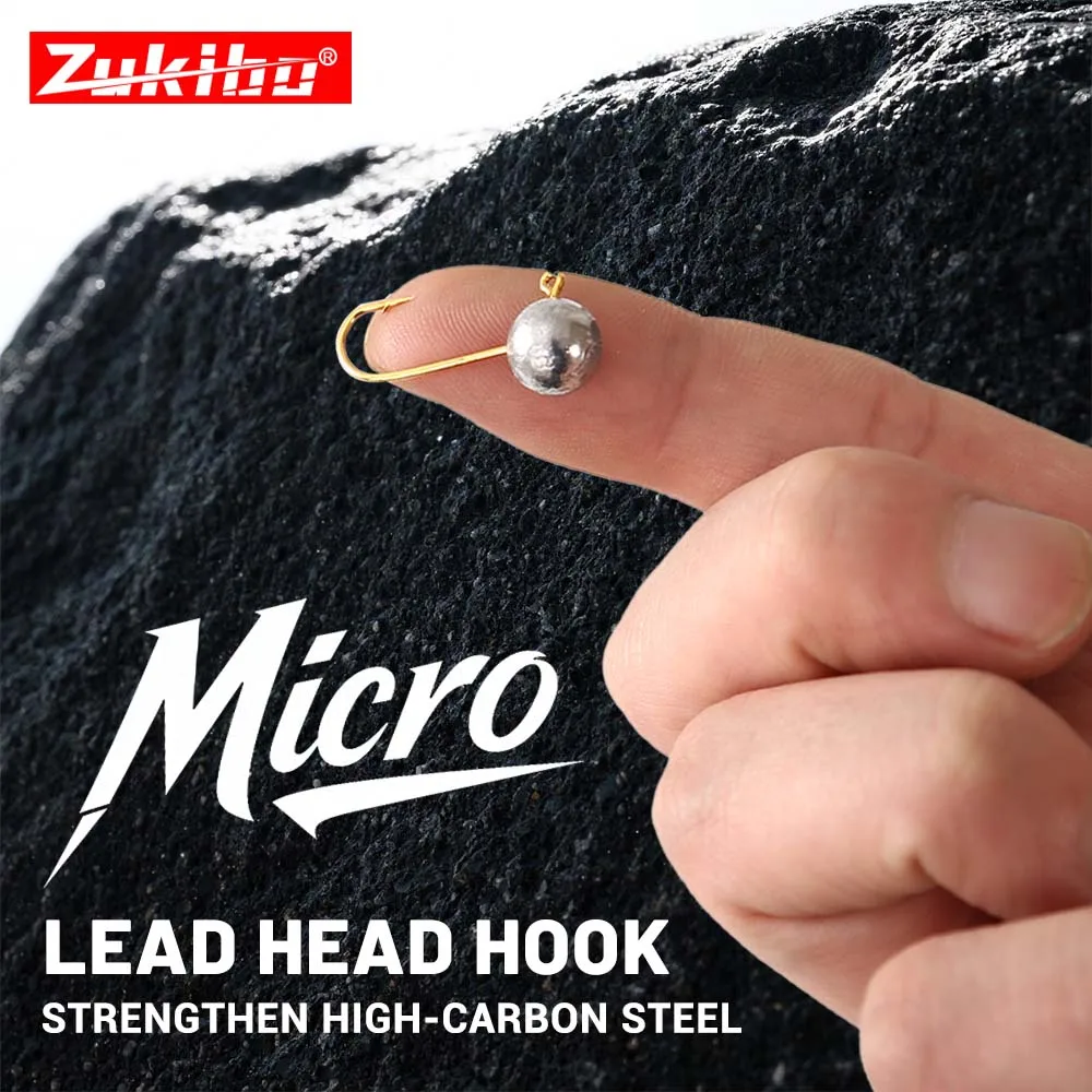 ZUKIBO10pcs Miniatur Schwerkraft Mikroorganismus Runde Haken Angelhaken Kurbel Haken Weiche Baithook Gold Haken Bass Angeln Zubehör
