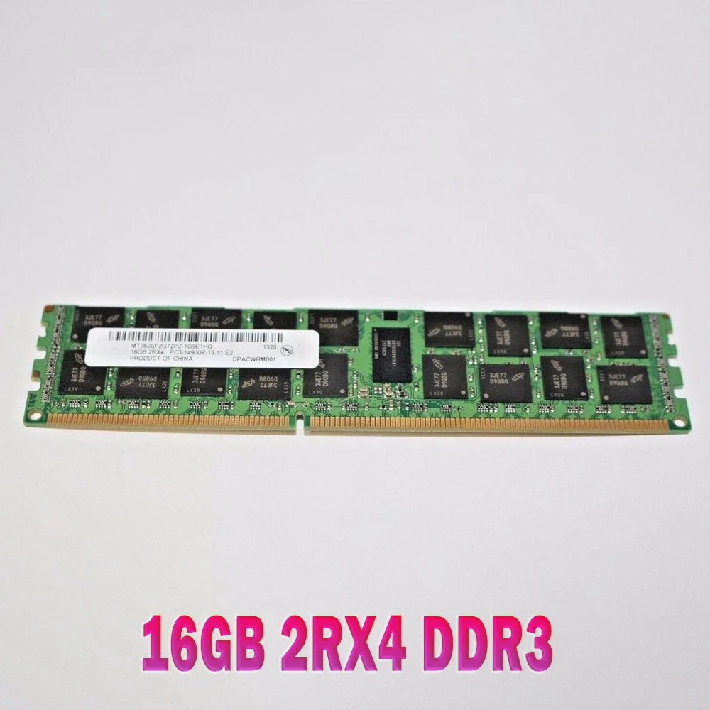 1PCS RAM 16G PC3-14900R 1866 For MT Memory MT36JSF2G72PZ-1G9E1 16GB 2RX4 DDR3