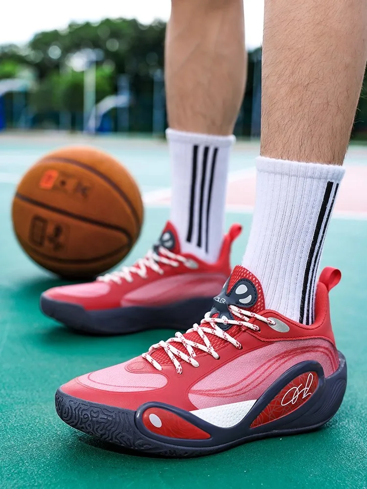 Hot-selling 2025 Winter New Arrivals Unisex Breathable Outdoor Basketball Shoes High-Rebound Athletic Shoes Non-Slip Training Sh