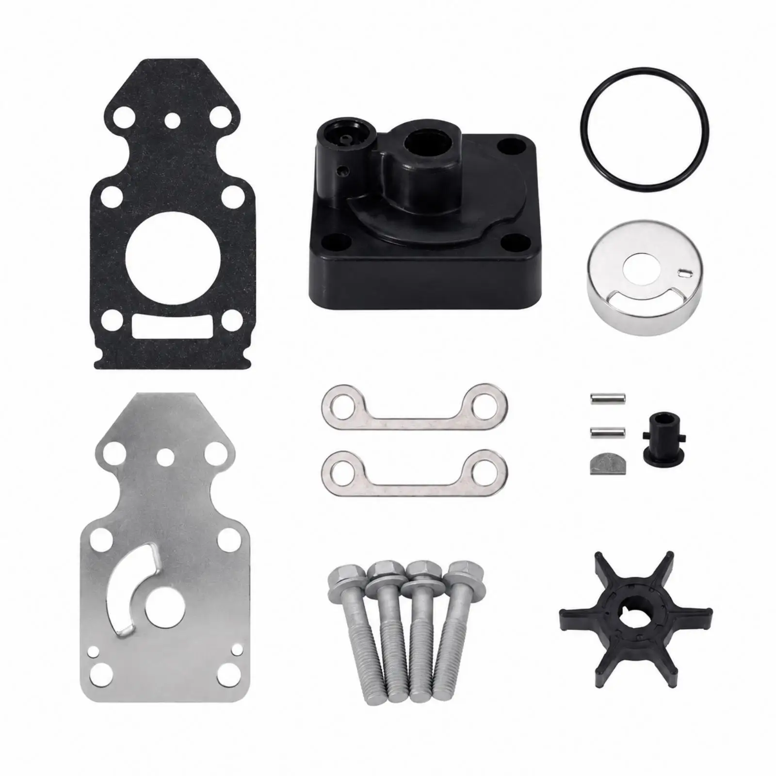 Marine Engine Cooling Pump Repair Kit ABS Component for Yamaha Outboard 9.9 15hp F9.9 F8 84-95