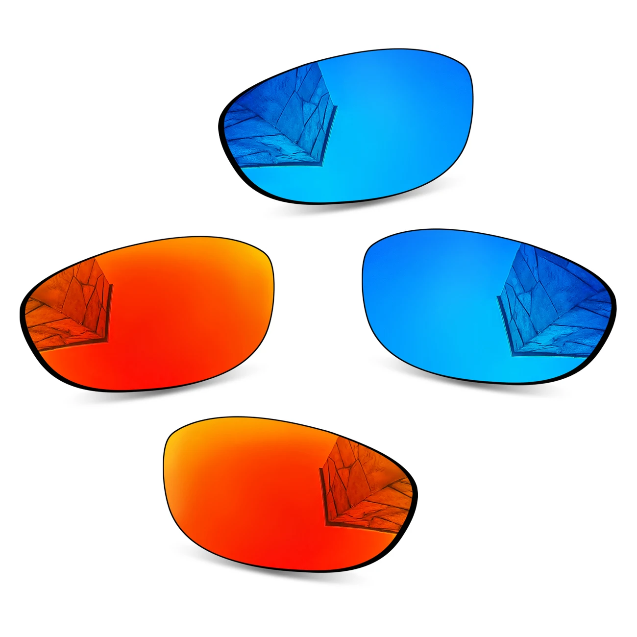 

Performance Polarized Replacement Lenses for Oakley Monster Dog Sunglasses-100% UV Protection