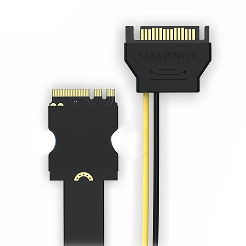 PCI-E Extension Cable PCI-E3.0 M.2 To PCI-E1X Supports M.2 A.Ekey Interface Full-Speed Stable Lossless Signal