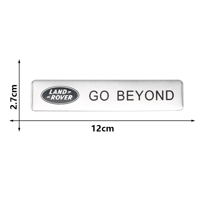 Car Aluminum Emblem Badge Supercharged Styling Decal Sticker For Land Rover Rnage Rover 2 3 4 Freelander Defender Evoque Sport