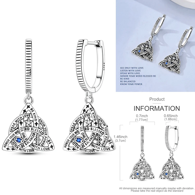 925 Sterling Silber Bunte Creolen Ohrringe mit Erdbeere, Libelle, Sonnenblume, Krabbe, Mantarochen und Lebensbaum als Geburtstagsgeschenk für Frauen – Detail 39