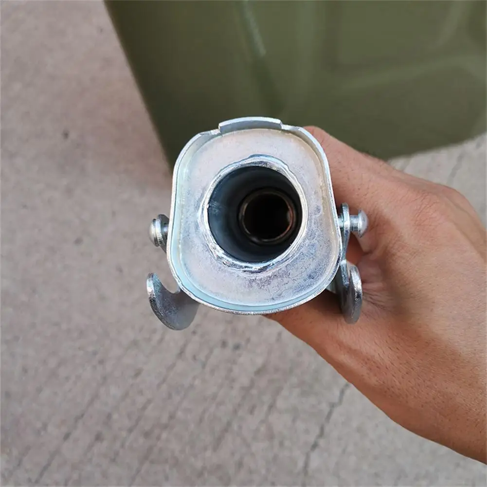 Oil Barrel Guide Pipe Petrol Can Nozzle Flexible Metal Durable Spout for 5/10/20l Standard Jerry Fuel Tank