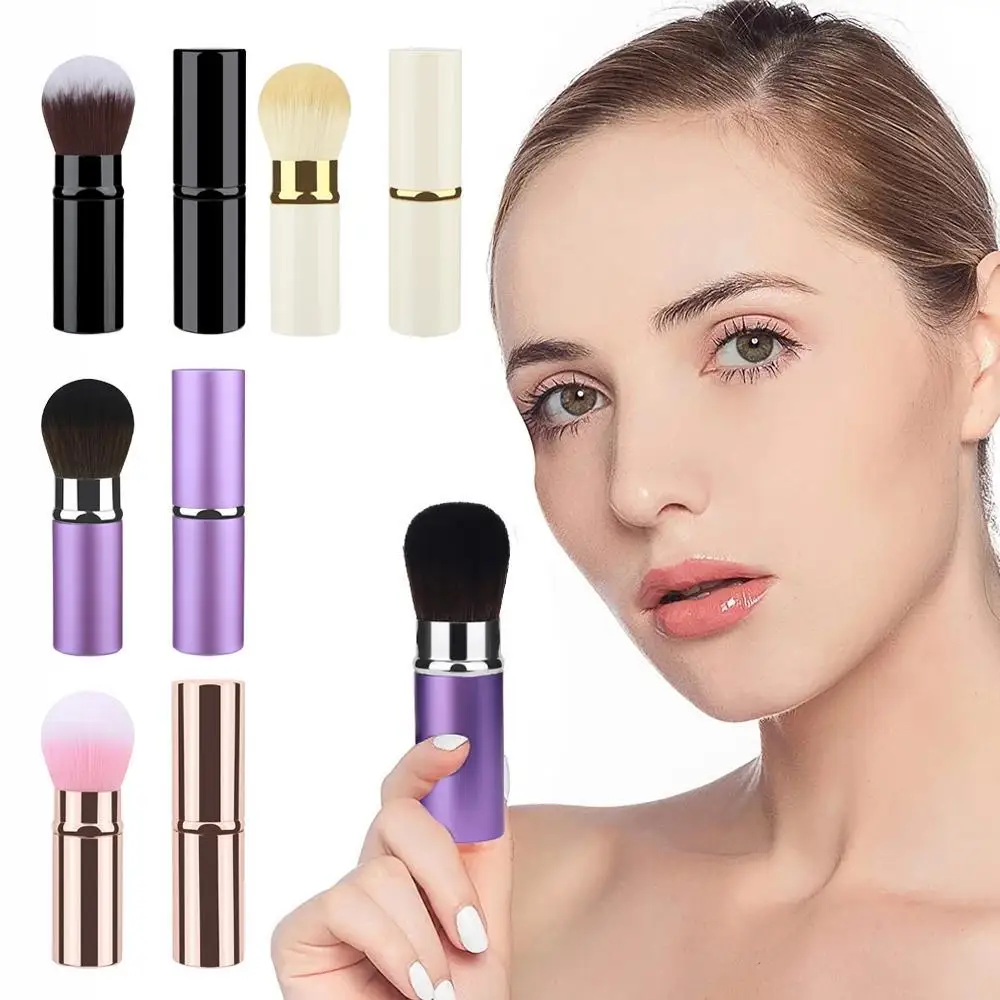 แปรงแต่งหน้าแบบพับเก็บได้ Powder Foundation Blending Blush Face Kabuki แปรง Maquiagem Make up เครื่องสําอางค์เครื่องมือ