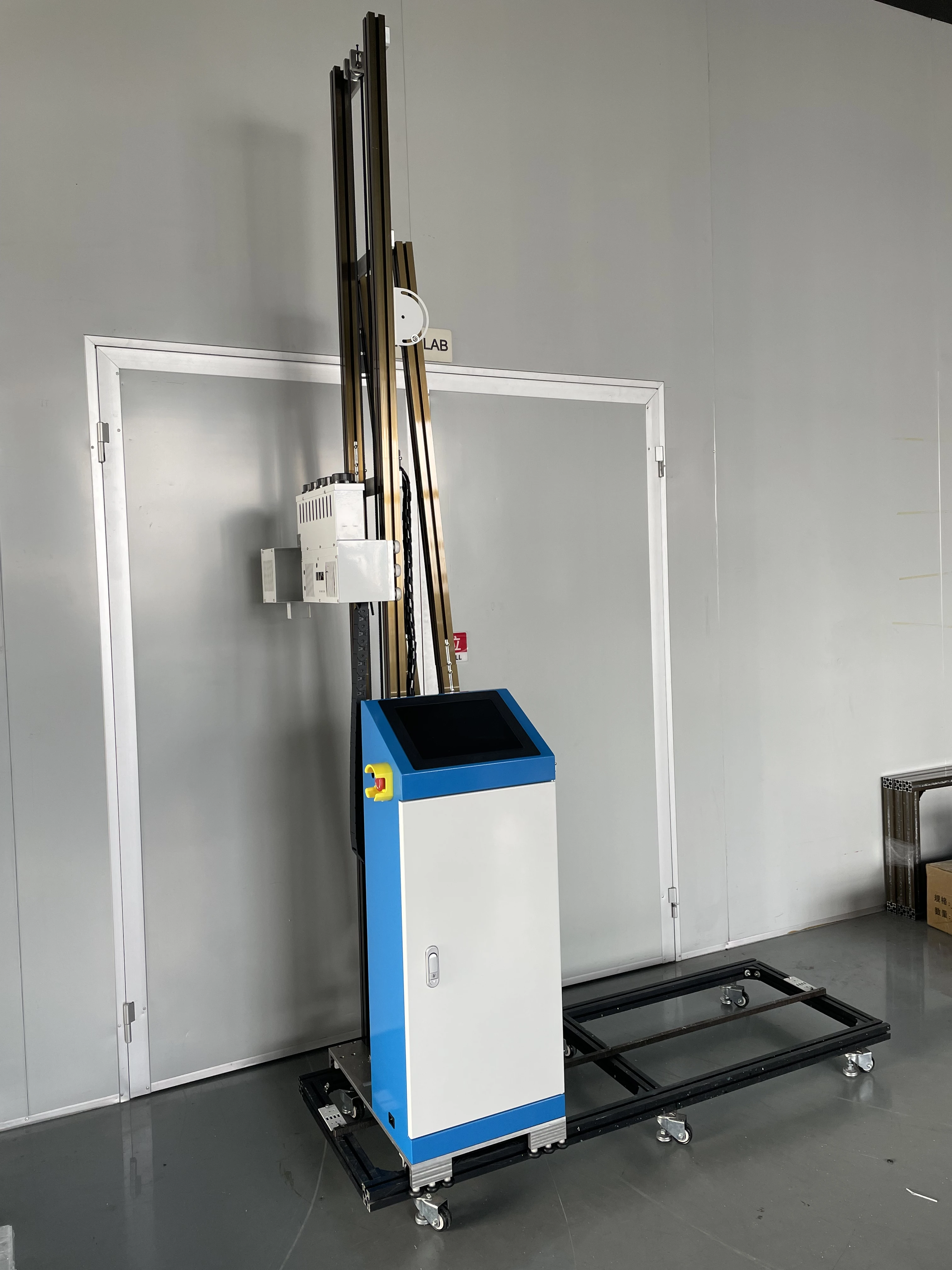 TH-UP200 Вертикальный настенный 3D-струйный принтер, 2880 точек на дюйм, направляющая 6 м, двойные головки DX10, настенная печатная машина