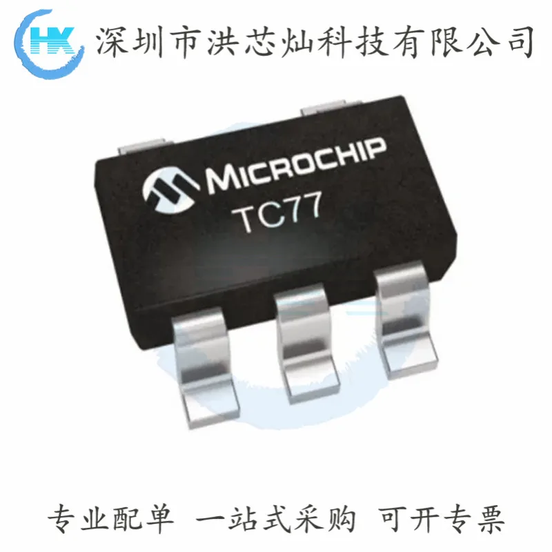 CN48 TC77-3.3MCTTR  SOT-23-5 ±3°C SPI  Original, in stock. Power IC