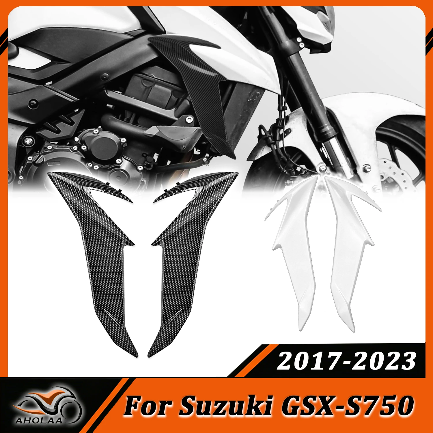

Motorcycle Frame Radiator Side Cover Fairing For Suzuki GSX-S GSXS 750 GSXS750 Panel Spoiler 2017 2018 2019 2020 2021 2022 2023