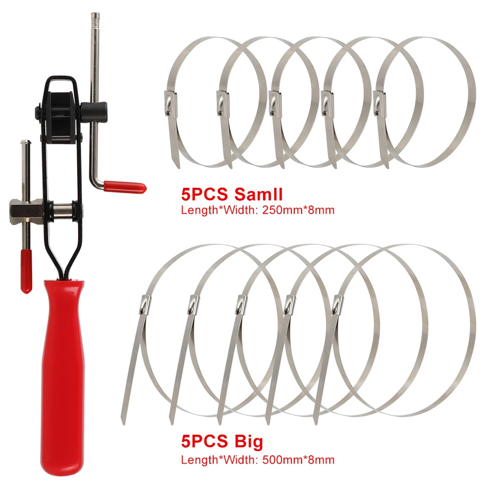 Joint Clamps Banding Boot Clamp Tool Half Shaft Boot Band Buckle Clamps Crimping Pliers Axle Clamp Tool Universal ATV Auto CV