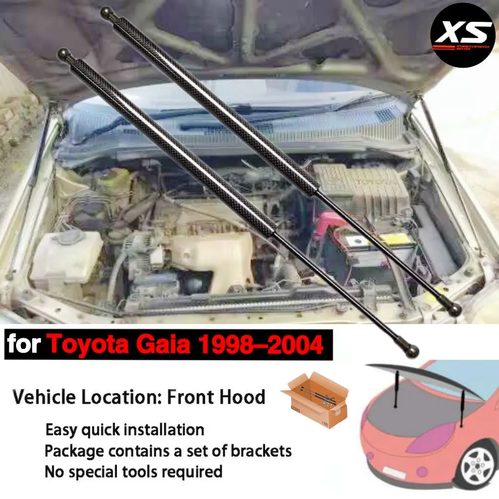 Hood Struts For Toyota Gaia 1998 1999 2000 2001 2002 2003 2004 Modify Bonnet Lift Support Shocks Damper Piston Gas Rods Absorber