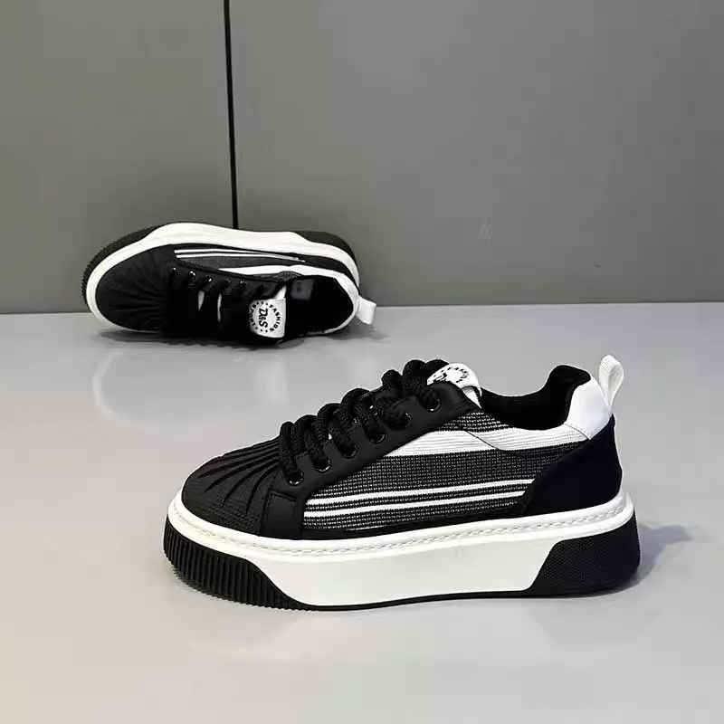 Zapatos Con Punta A Rayas De Diseño Moderno Para Hombre, Zapatos Planos Suaves Y Ligeros, Zapatillas De Skate, Retro 2025_voghion.com