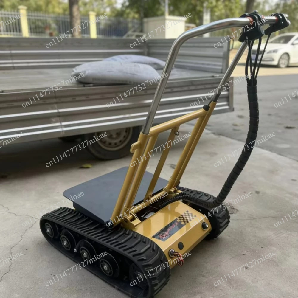 Foldable Lithium Battery Platform Storage Shopping Transportation Equipment Household 300kg Electric Steel Tracked Stair Climber