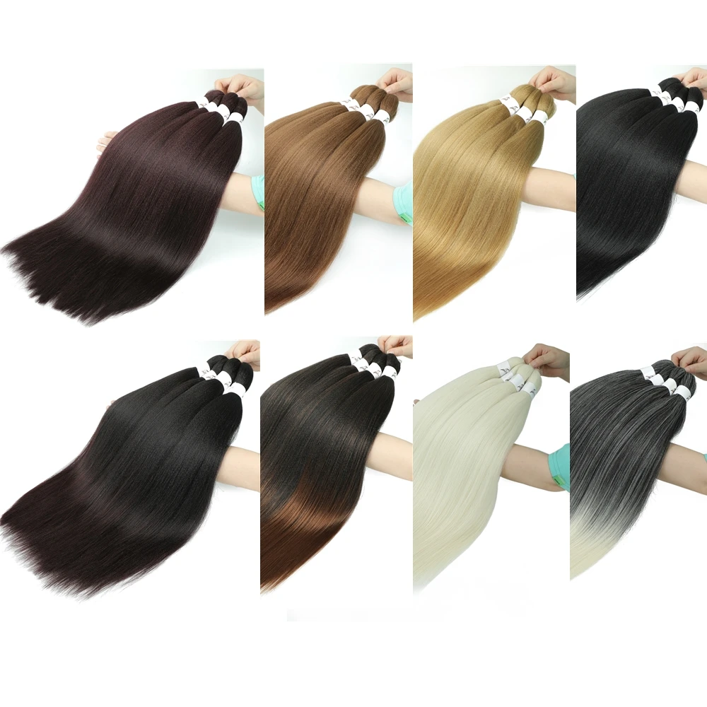 Extensiones de Cabello sintético preestirado para trenzas, color rubio miel, sin picazón, ajuste de agua caliente, X-TRESS