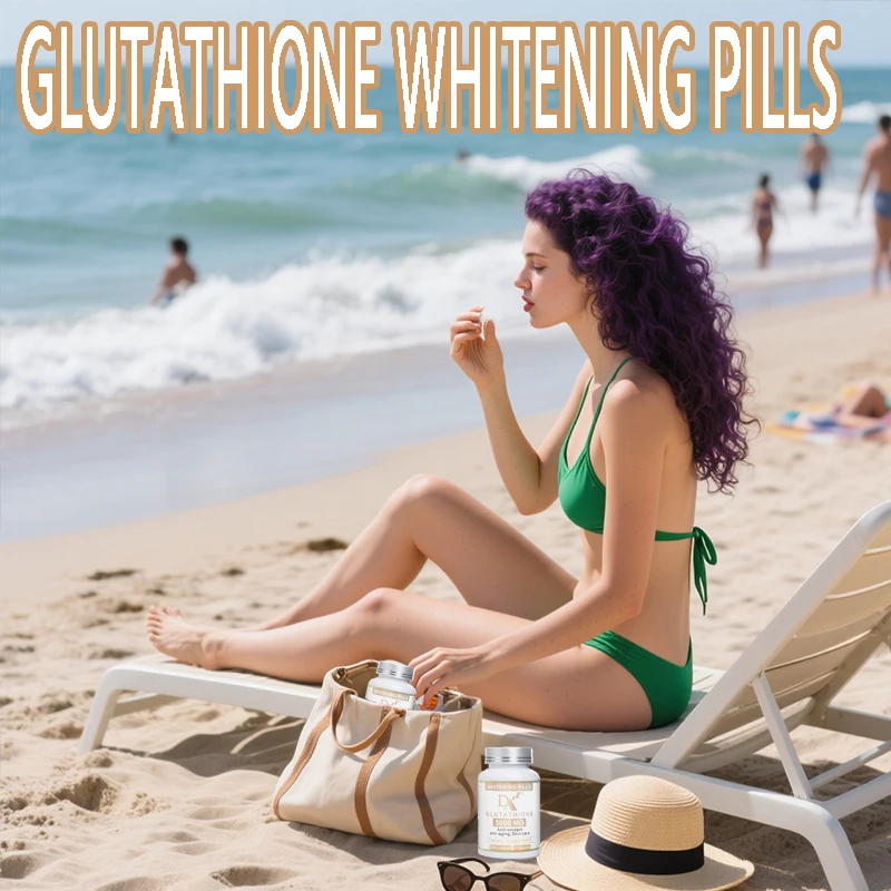 

1 bottle of glutathione capsule enhances immune system function maintains normal cellular metabolism brightens the skin