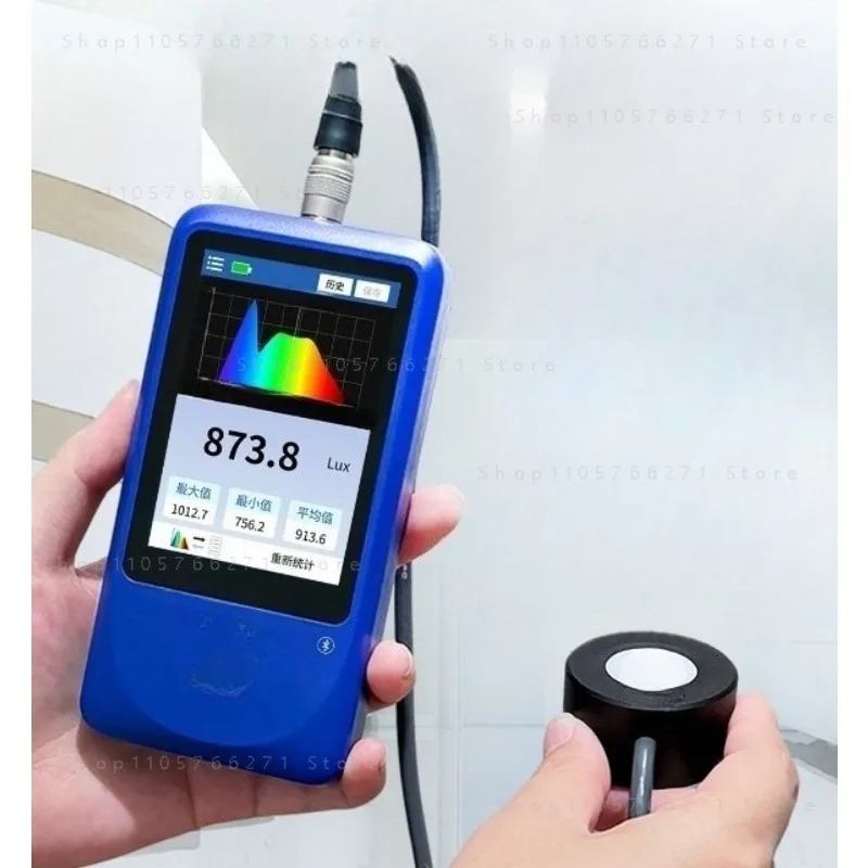 Household high-precision stroboscopic illuminance meter, light meter, color temperature tester