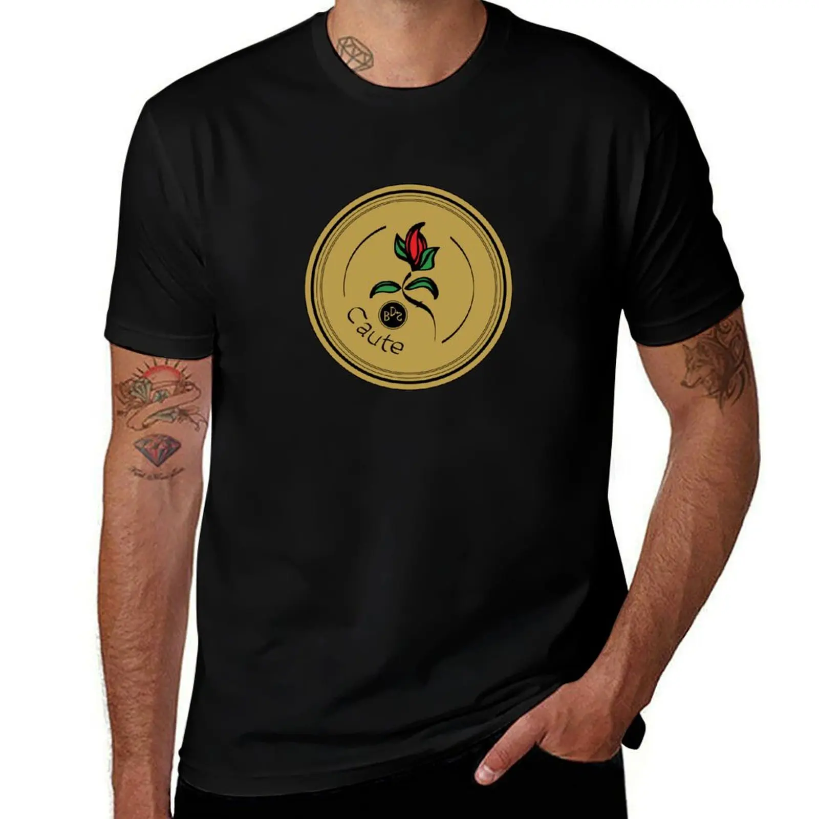 

Caute - Antique Background T-Shirt cheap stuff designer shirts Anime t-shirt funny shirt cotton mens t shirts top quality