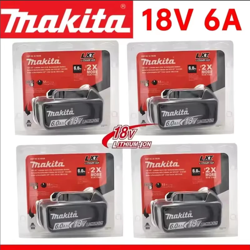 Image of 2026 Original für Makita 9,0Ah 5/6,0Ah Akku, Bestseller 18V Werkzeuge, Austauschbarer Akku Dhr202 Djv182 Ddf487 Dtw700 Dga404 Dtd173
