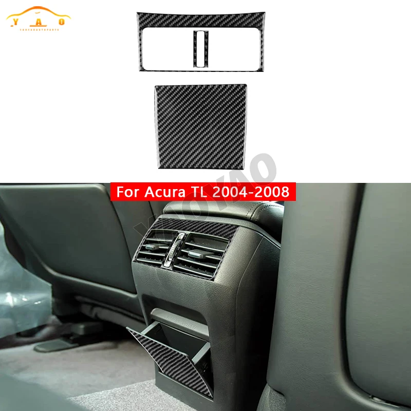 

Car Sticker For Honda Acura TL 2004 2005 2006 2007 2008 Car Rear Centre Air Conditioning Vents Panel Cover Trim Accessories