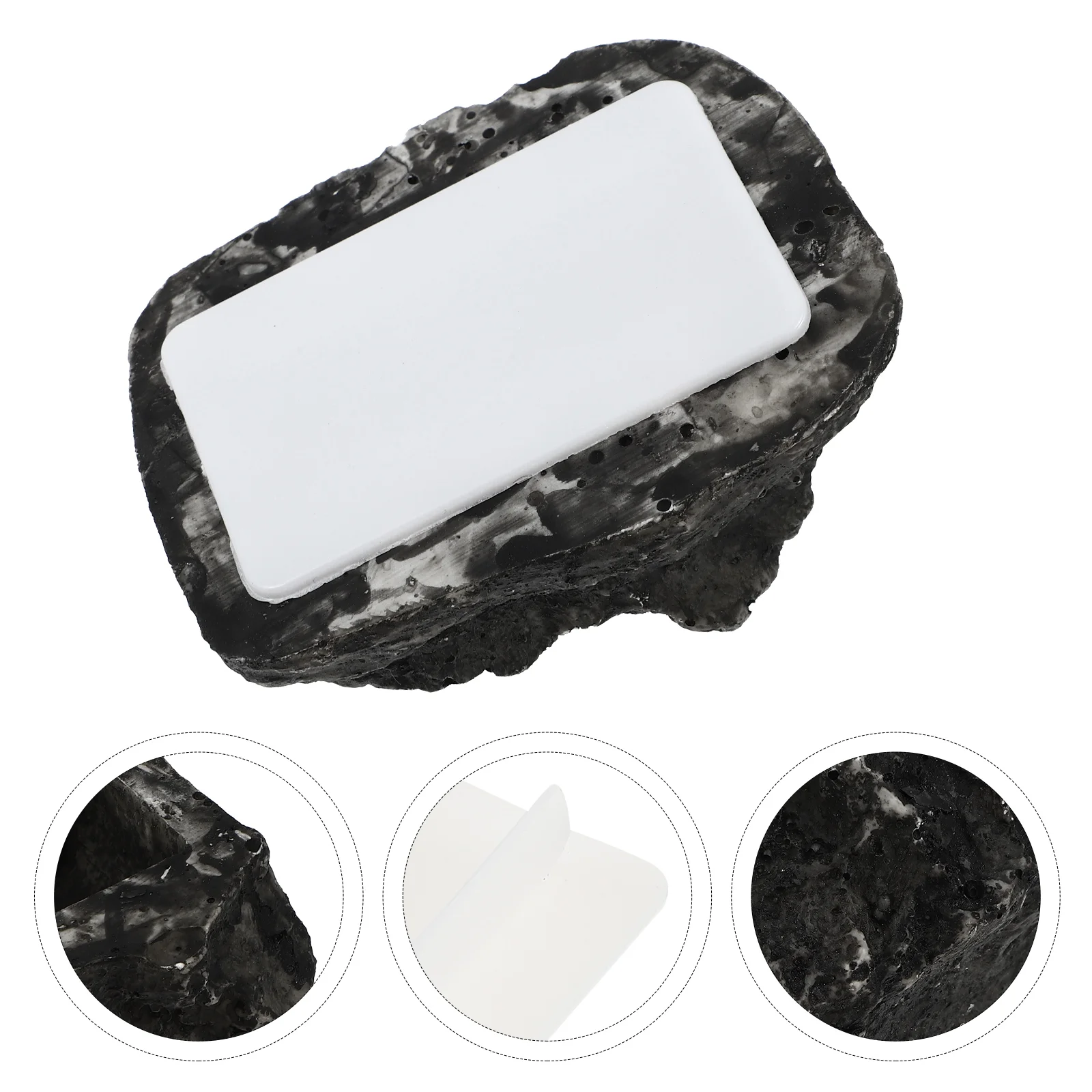 Funda para llaves de rocas sintéticas, piedras para pecera, ocultador de repuesto, resistente a la intemperie, casa de resina