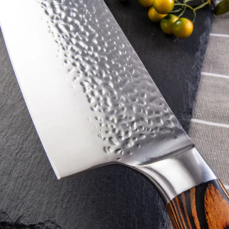 5Cr15mov Stainless Steel Kitchen 6.7inch  Professional Japan Nakiri Knife  Cooking Knives Small Cleaver Sushi Sashimi Knife