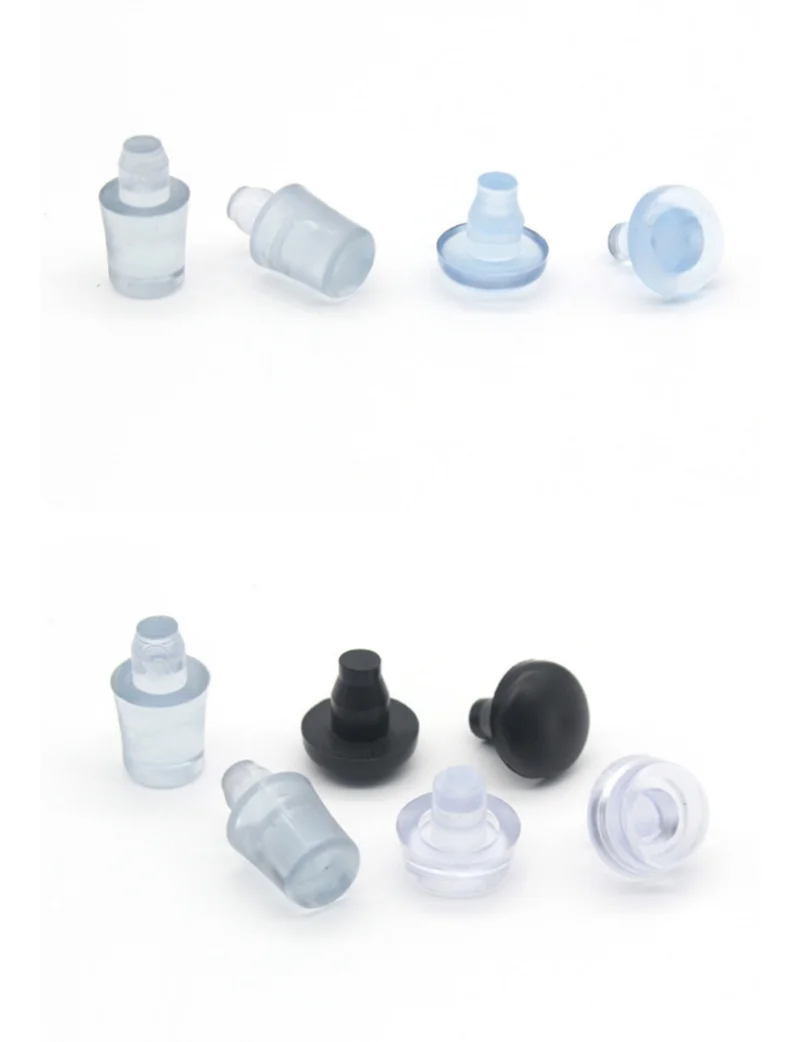 PP Plastic Embedded Furniture Table Chair Leg Feet Bottom Glide Slide Pad Floor Protector Table Foot Nail Buffer Slip Resistant