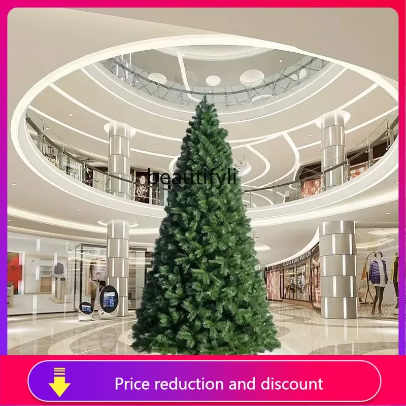 

C139 Большая сосновая игла Рождественская елка с одним полюсом, автоматическая голая елка, 4/5/6 метров, шифрование, усиление елки