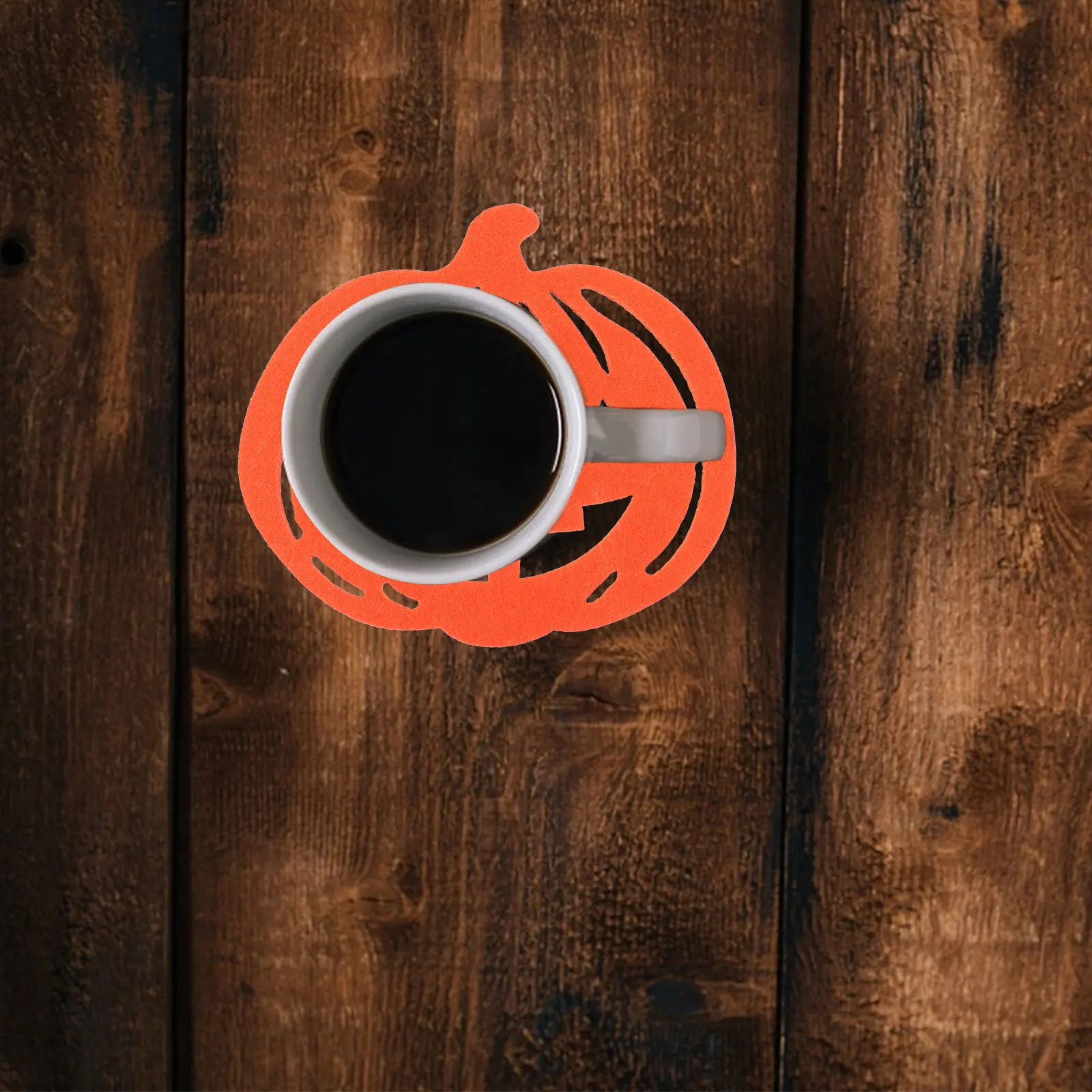 

6 Pcs Household Cup Mat Heat Insulation Pad Cushion Resistant Orange Party Placemat