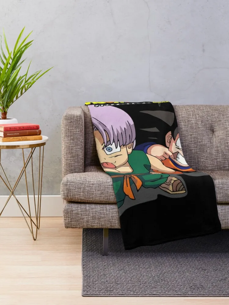 trunks goten funny \t Throw Blanket Winter beds Custom Blankets