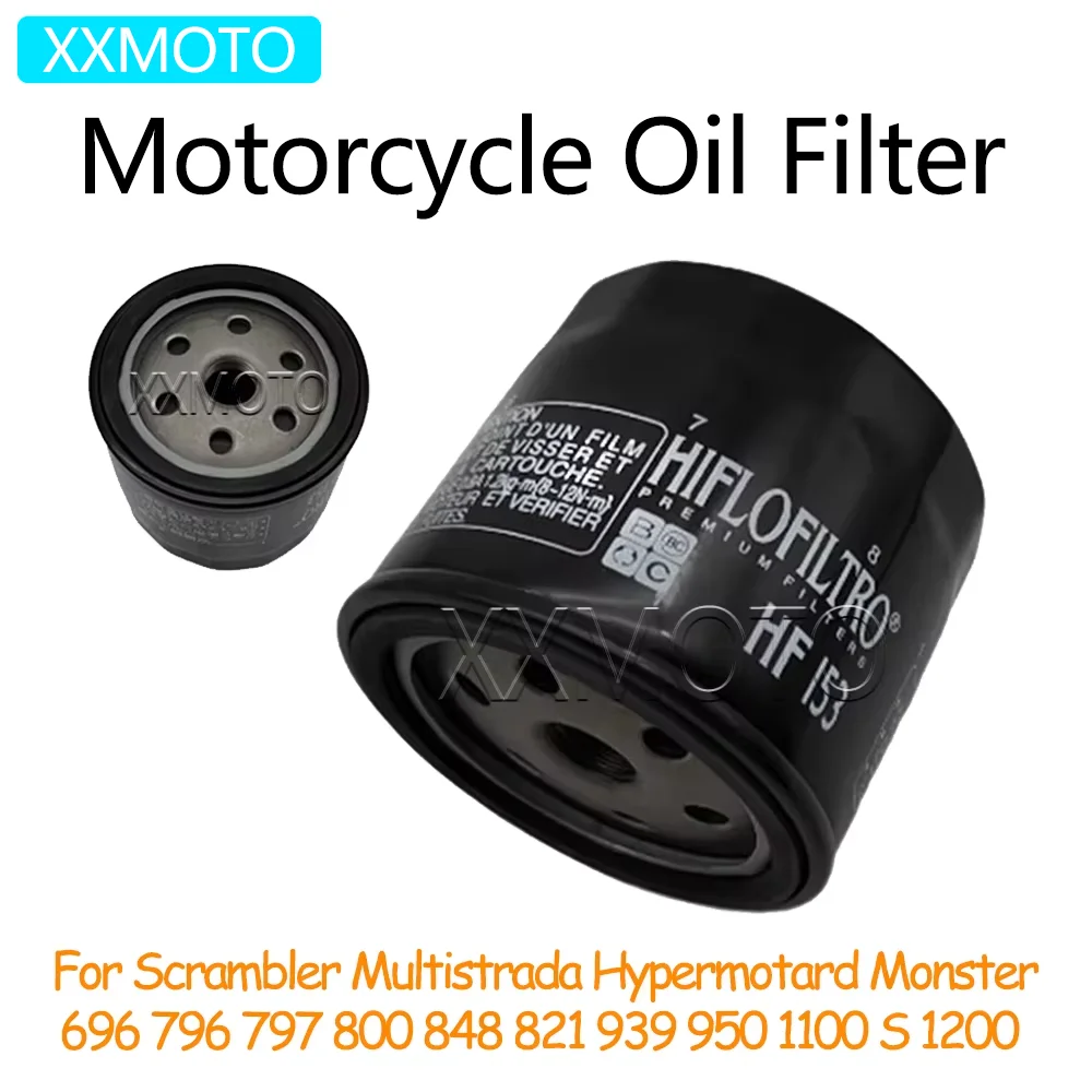 

For Ducati 696 748 848 821 939 950 1100 1200 Scrambler Multistrada Hypermotard Monster Motorcycle Oil Filter Fuel Filter Element