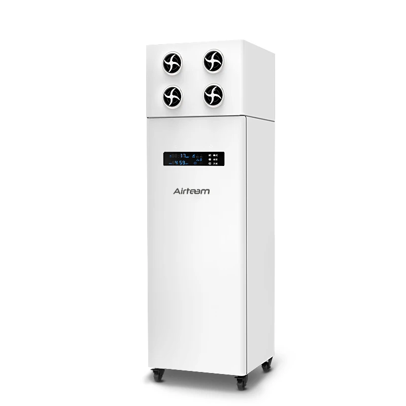 99.9% HEPA Filtration Auto-defrost Energy Recovery Ventilator With Intelligent Visal Touch Panel