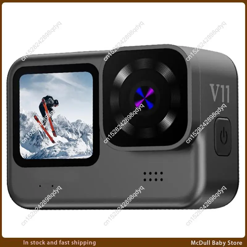 ABJA-5K Wifi 4K 60FPS Action Camera Dual IPS 2.2 Touch LCD Waterproof Wide Angle 5X Zoom Anti-Shake Sport Camera With Remote