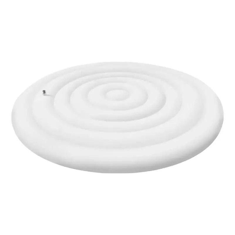 

145cm Round Spa Pool Inflatable Cover Energy Saving Round Hot Tub Lid Outdoor Spa Pool Windproof Rain Overflow Thermal Cover