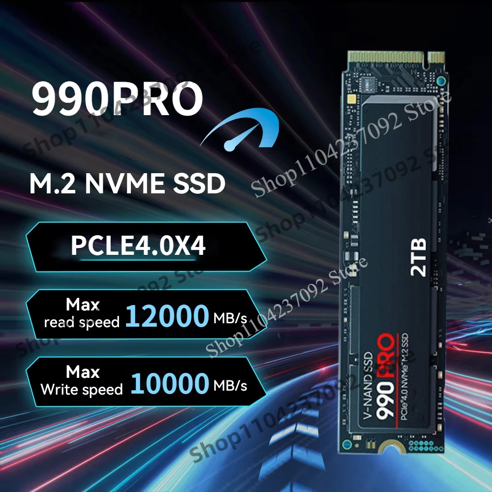 New 990PRO SSD 8TB 4TB 2TB 1TB Internal Solid State Disk M2 2280 PCIe Gen 4.0 X 4 NVMe for PlayStation 5/PS5/Laptop/PC/PS4