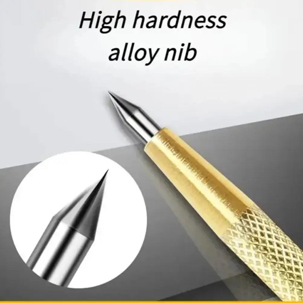 1pcs Glass Cutting Tool Diamond Glass Cutter Carbide Scriber Hard Metal Tile Machine Lettering Pen Engraver Glass Knife Scriber