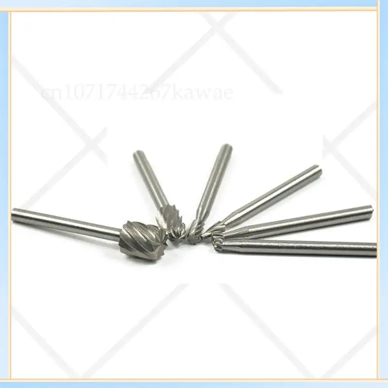 -A16I مثقاب يدوي كهربائي أدوات كهربائية مجموعة قاطعة نتوءات طحن الخشب 6 قطعة مع محدد موقع مخصص لملحقات دريمل