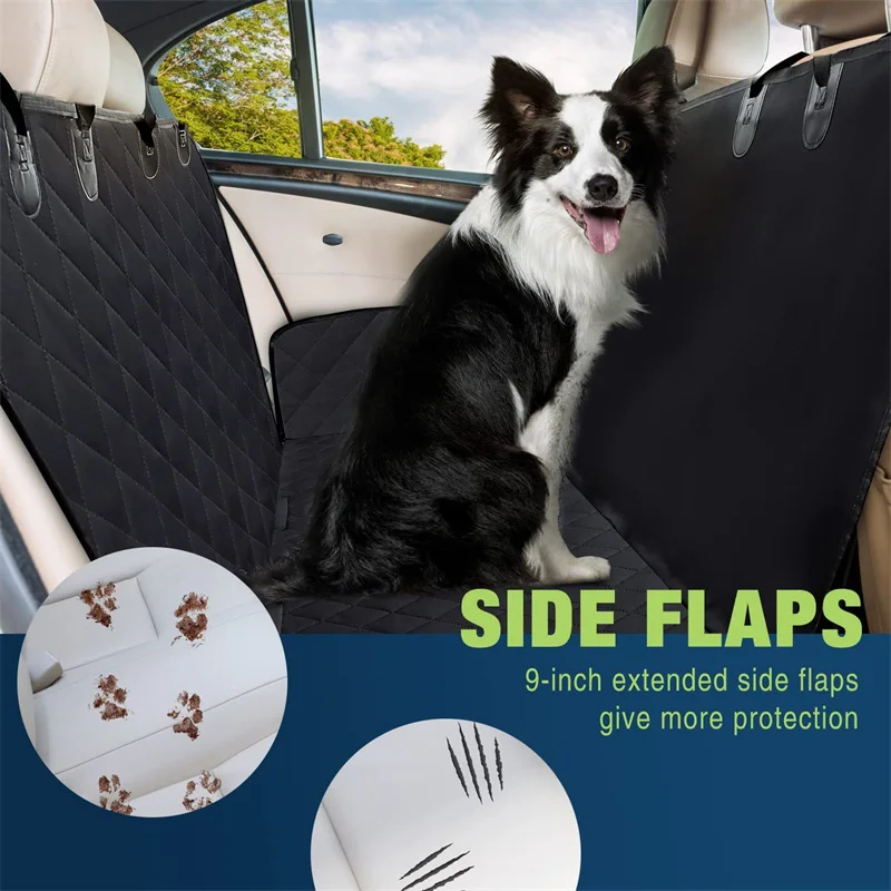 

Dog Car Seat Cover Waterproof Scratch-proof Pet Travel Dog Bracket Hammock Car Rear Seat Protection Pad Dog Safety Bracket