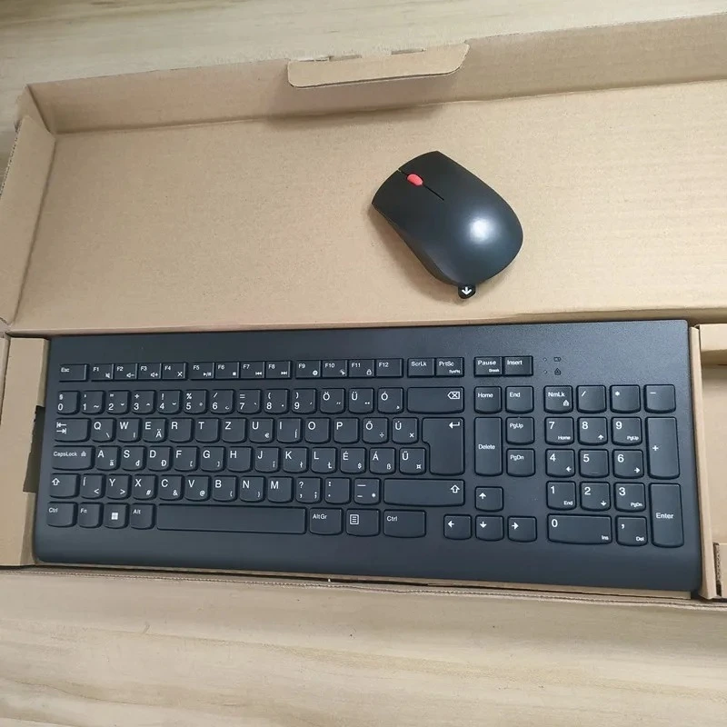 Hungary layout wireless keyboard and mouse set KBRFBU71 For Lenovo Laptop desktop keyboard