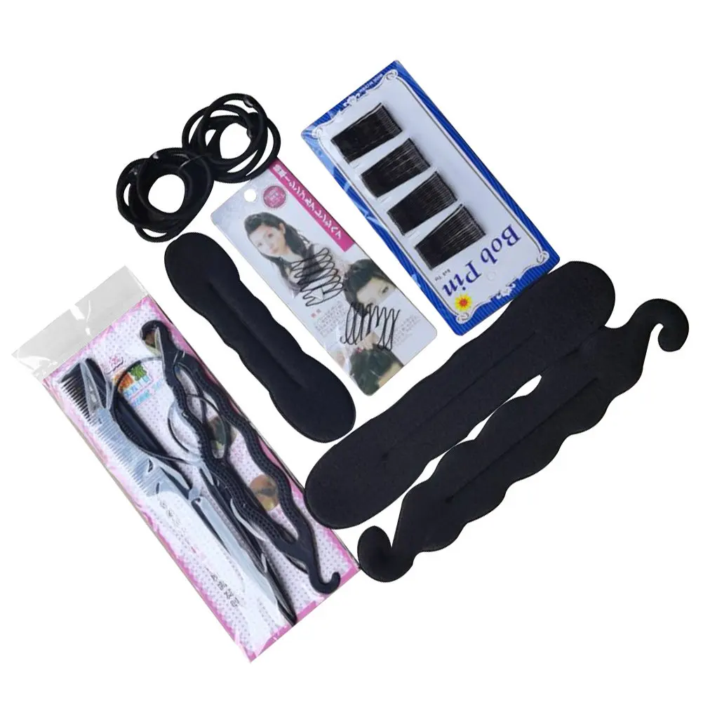 

1Set Hair Bun Maker Modelling Tool Set Create Ballet Bun Chignon Ponytail for Various Occasions Girls Women Hair Modelling Tool