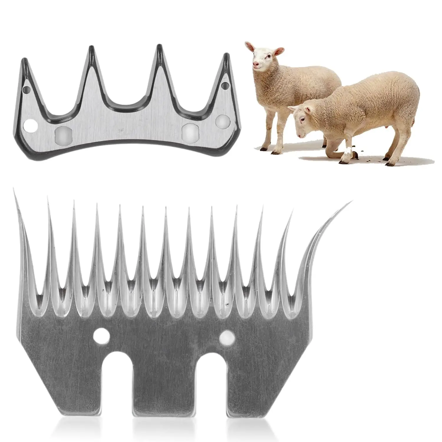 

13, сменные лезвия для машинки для стрижки овец с изогнутыми зубами для Oster, Lister, Heiniger, триммера для животных для ухода за козами, ягнятами, лампой