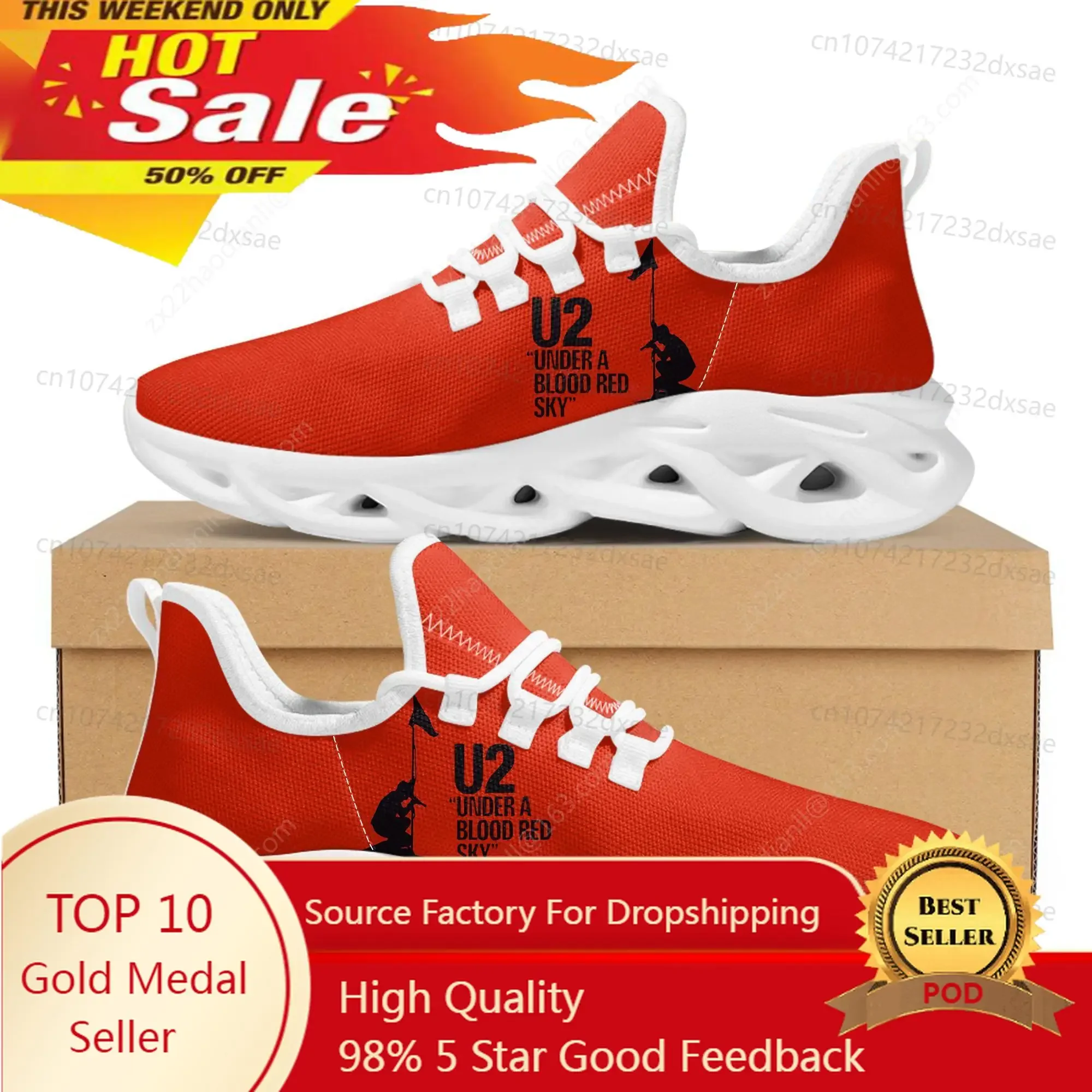 

U2 Rock Band Fashion punk Sports Shoes Mens Womens Teenager Kids Children Sneakers Casual Custom High Quality Couple Shoes