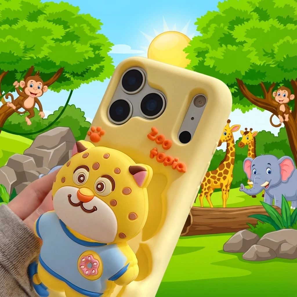 

Wholesale Zootopia Judy Hoppes Phone Stand Silicone Case Adjustable Holder Cartoon Character Merchandise Bulk Supply