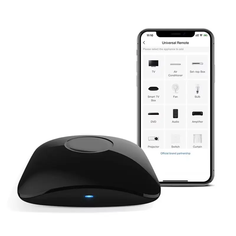 B50B-Version Wireless Universal Remote Hub With HTS2 Temp And Humidity Sensor Smart Home Smart Infrared Gateway