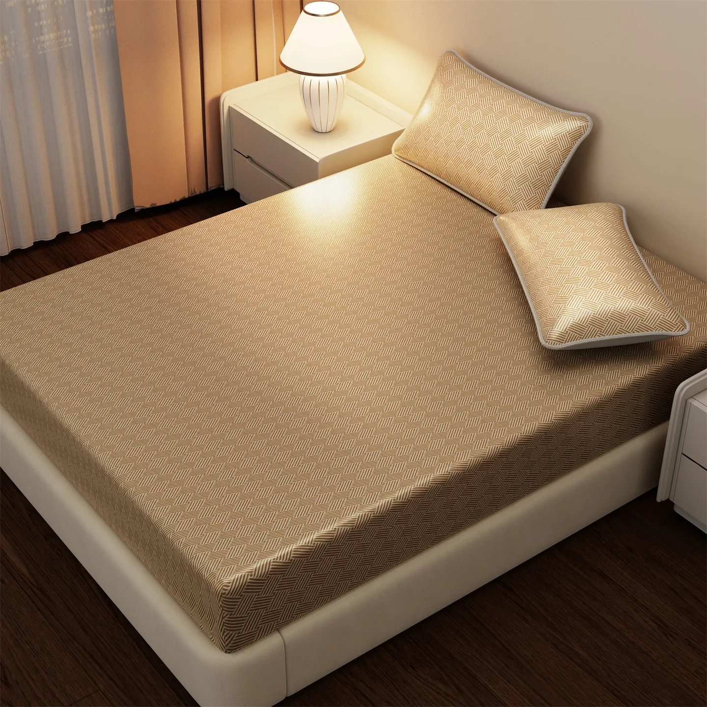 Zomer Ijs Zijde Hoeslaken Verf - Silk Sheet Set recensie en prijs