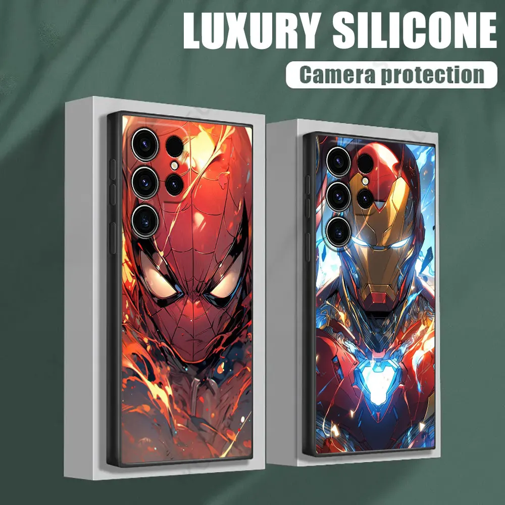 Marvel Avengers Cool Phone Case, Capa de Silicone para Samsung Galaxy S24 Ultra, S23, S21, S20 FE, S22 9, S24 Plus, Nota 20, Ultra 10